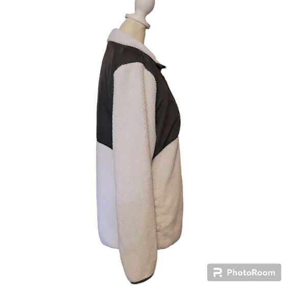 FILA Sport White Fleece Jacket Women's Size Large - Picture 5 of 8